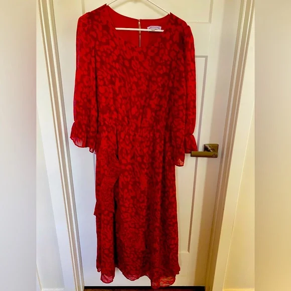 Gibson Latimer Dresses Gibson Latimer For Dillards Vibrant Red